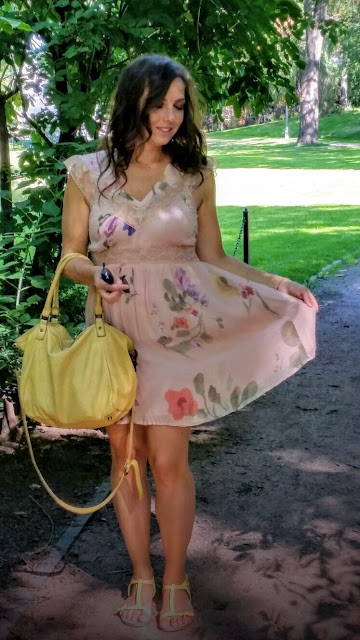 Flower dress byTiMo #elisiroflife.blogspot.com