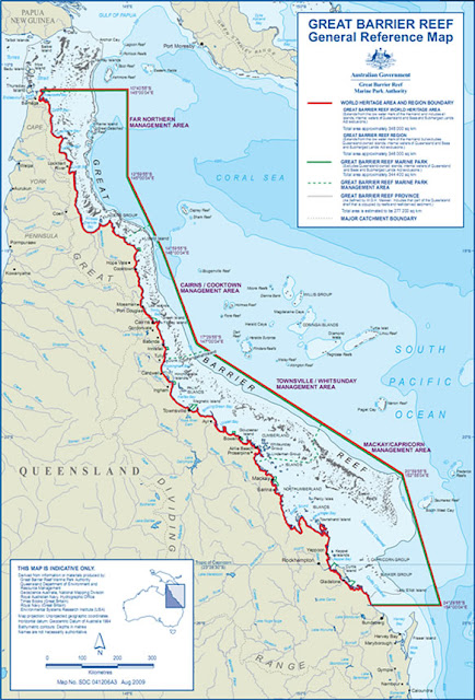 Latest Map of great barrier Latest Map of great barrier