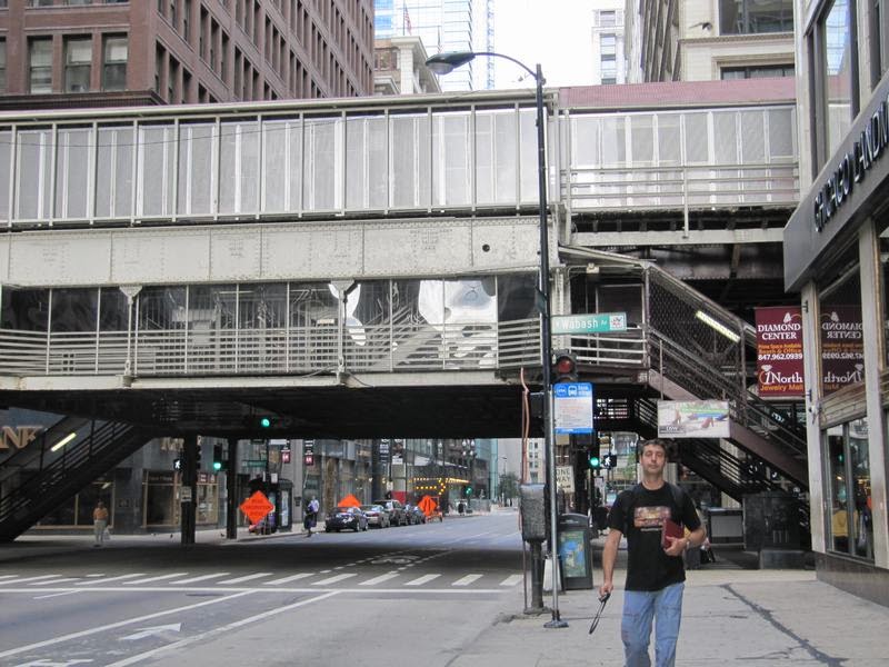 Metro elevado Chicago