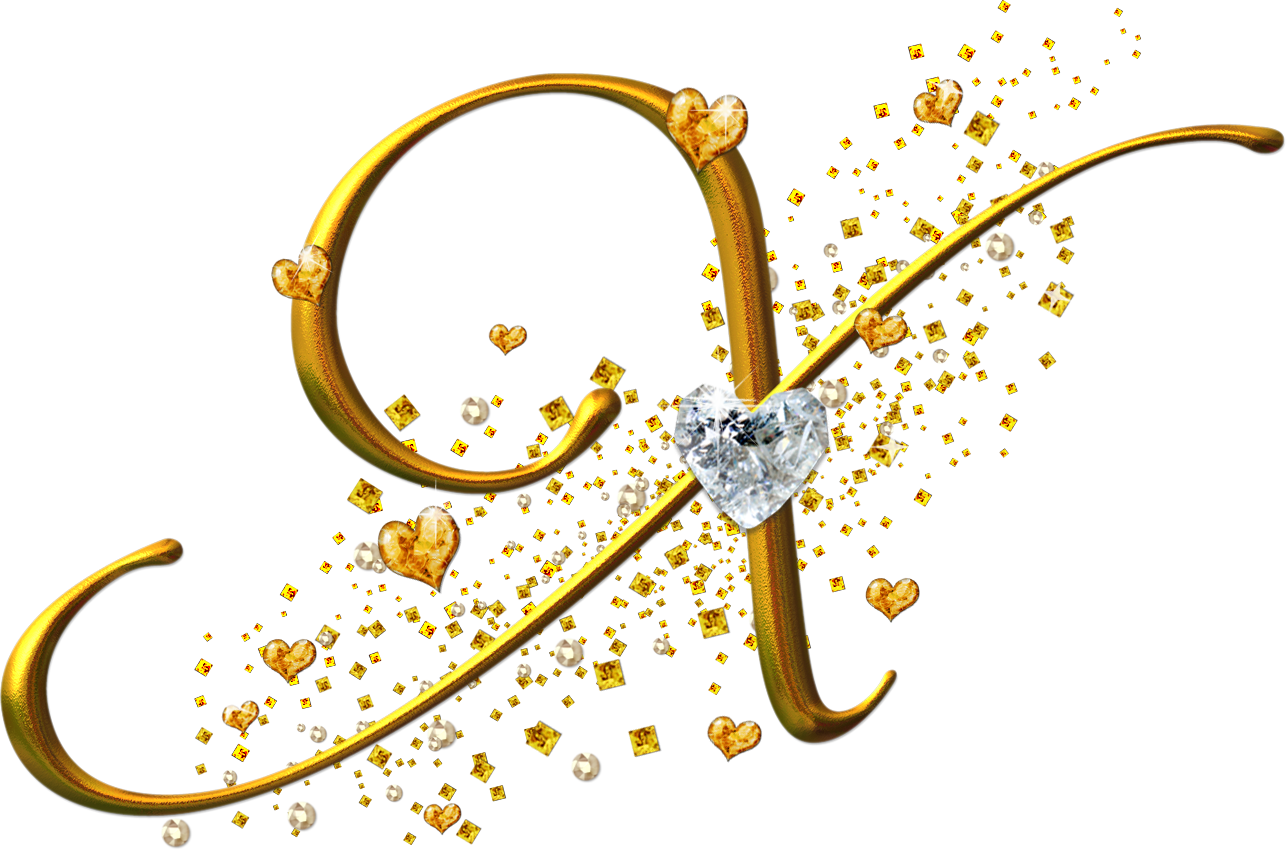 Zona Virtual De Chicas: Hermoso Abecedario Dorado Formato Png