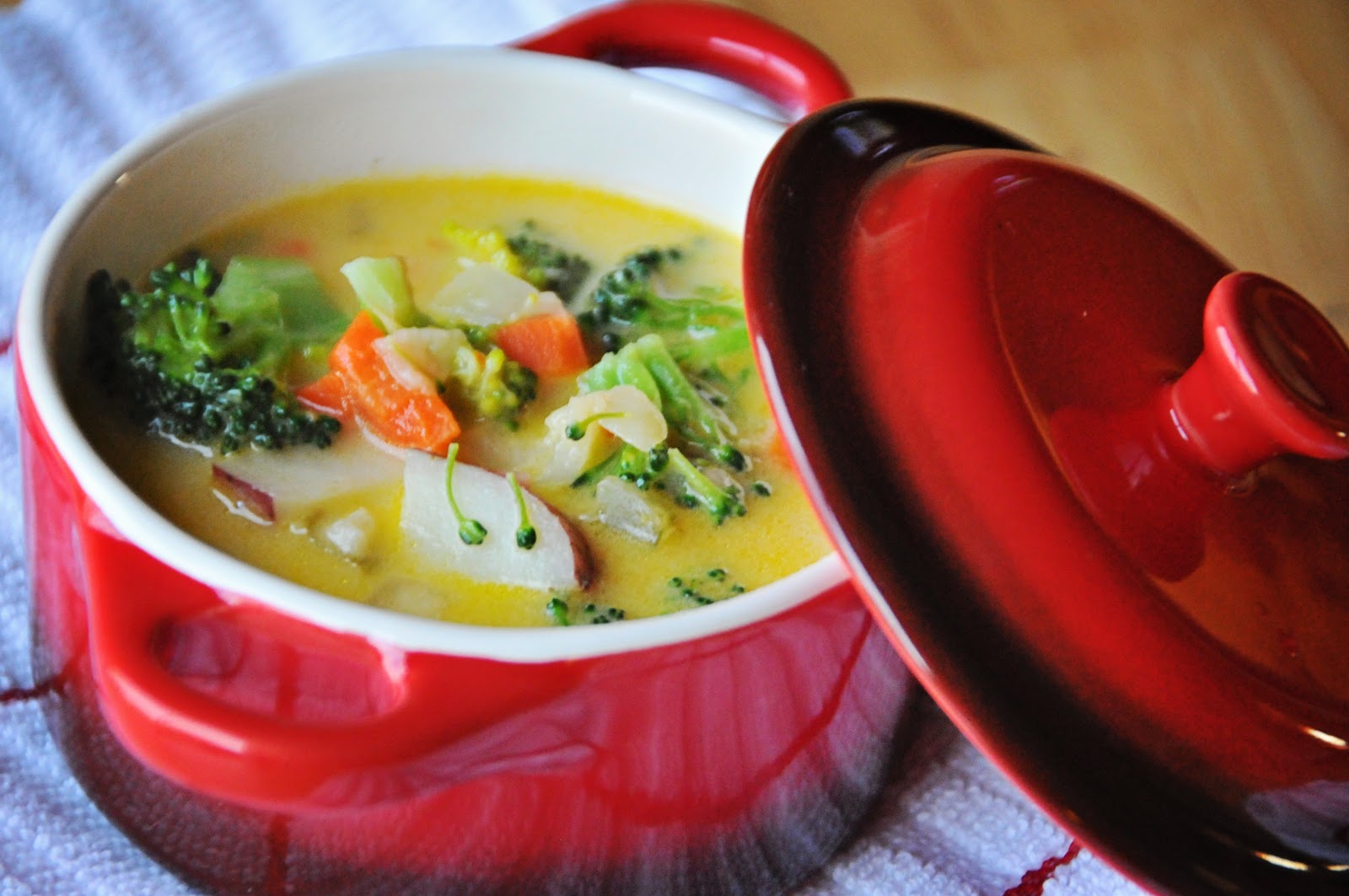Barefoot and Baking Veggie Chowder