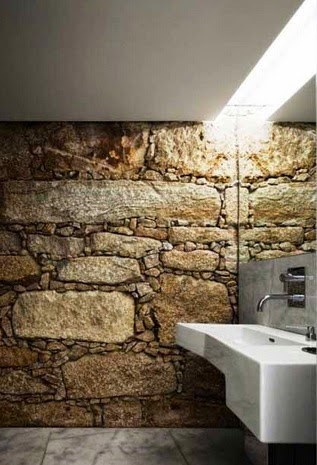 √ Inspirasi Desain Kamar Mandi Minimalis dengan Sentuhan Batu Alam