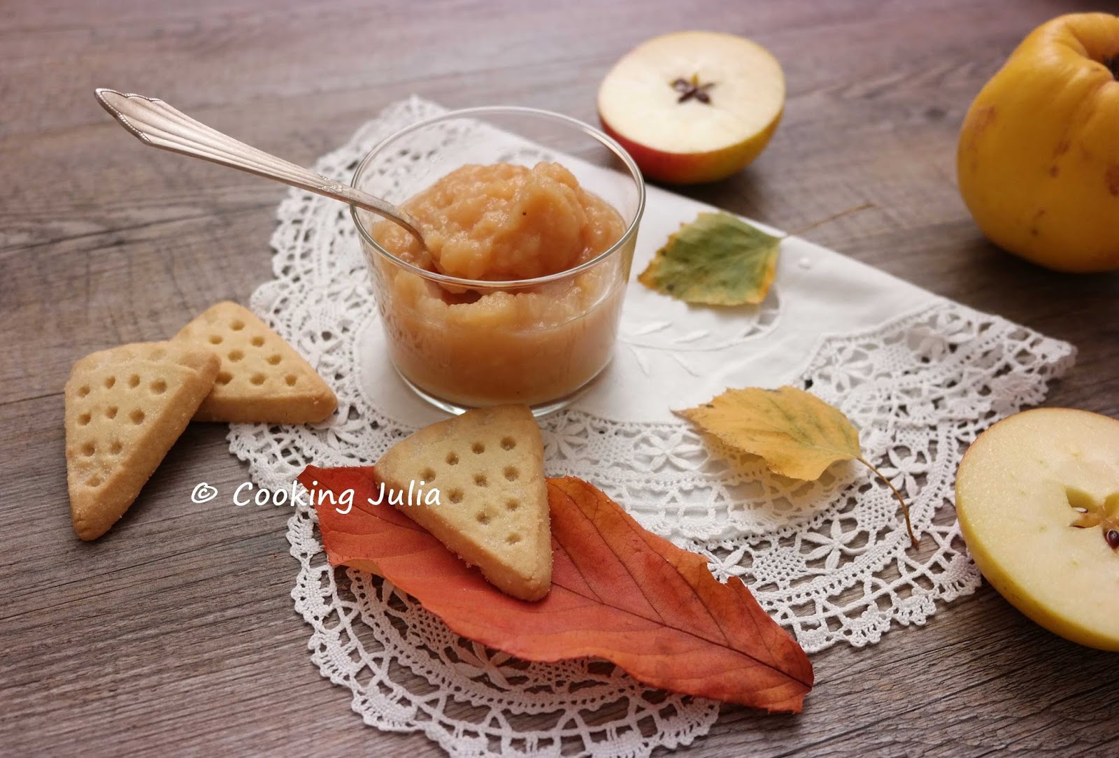 COOKING JULIA COMPOTE LÉGÈRE DE FRUITS D'AUTOMNE