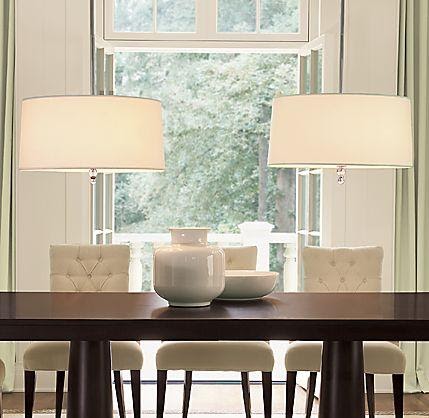 chandelier dining table drum decorating pendant dixon tom light diy shade willow bee inspired source