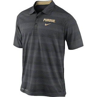Purdue Boilermakers NCAA Nike 2013 Football Pre-Season Polo Shirt