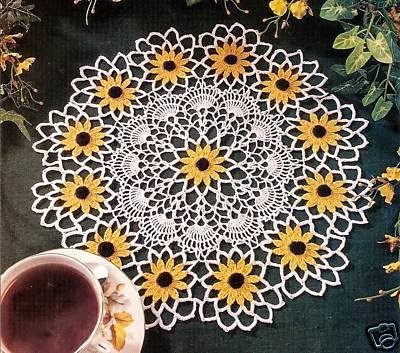 Black eyed Susan Doily ~ Free Crochet Patterns