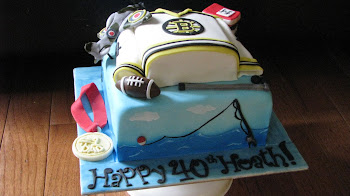 A custom 40th Birthday cake for Chris!