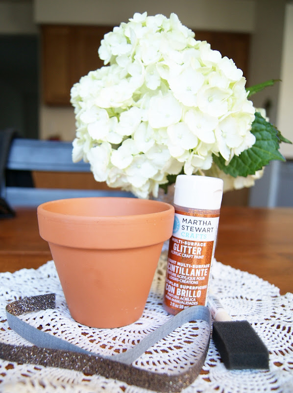 punk projects Restyled Glitter Flower Pot DIY with Natt
