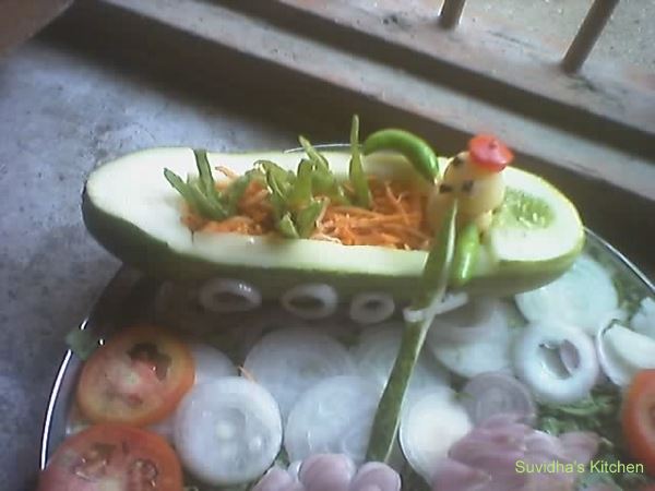 Suvidha S Kitchen Salad Decoration 2