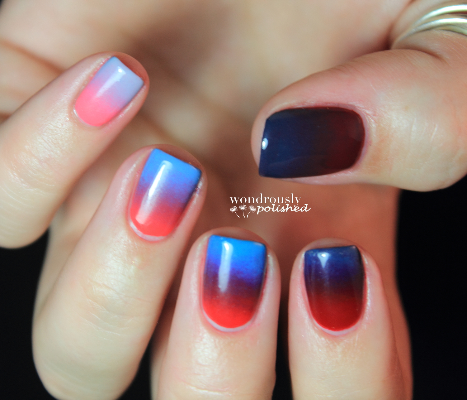 Wondrously Polished 31 Day Nail Art Challenge Day 10 Gradient Nails