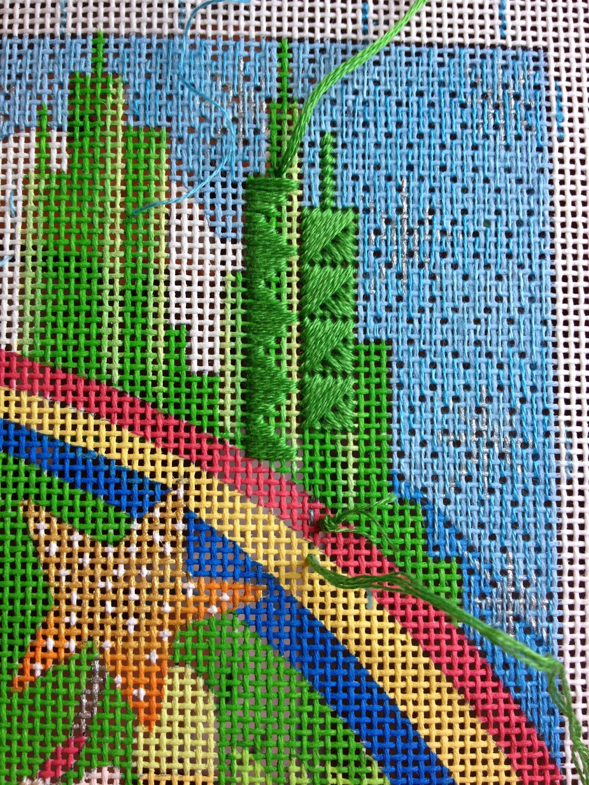 steph's stitching Sky stitches