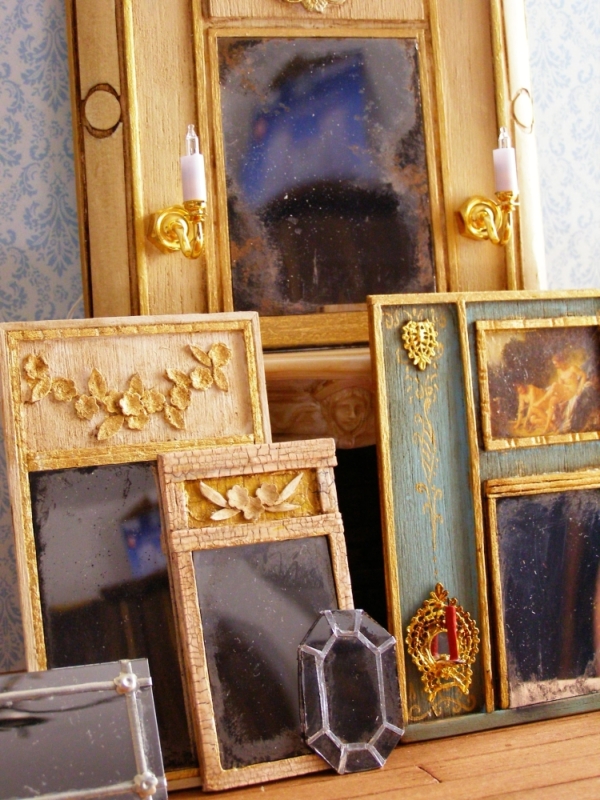 Pequeñeces DIY Espejos en miniatura Miniature mirrors