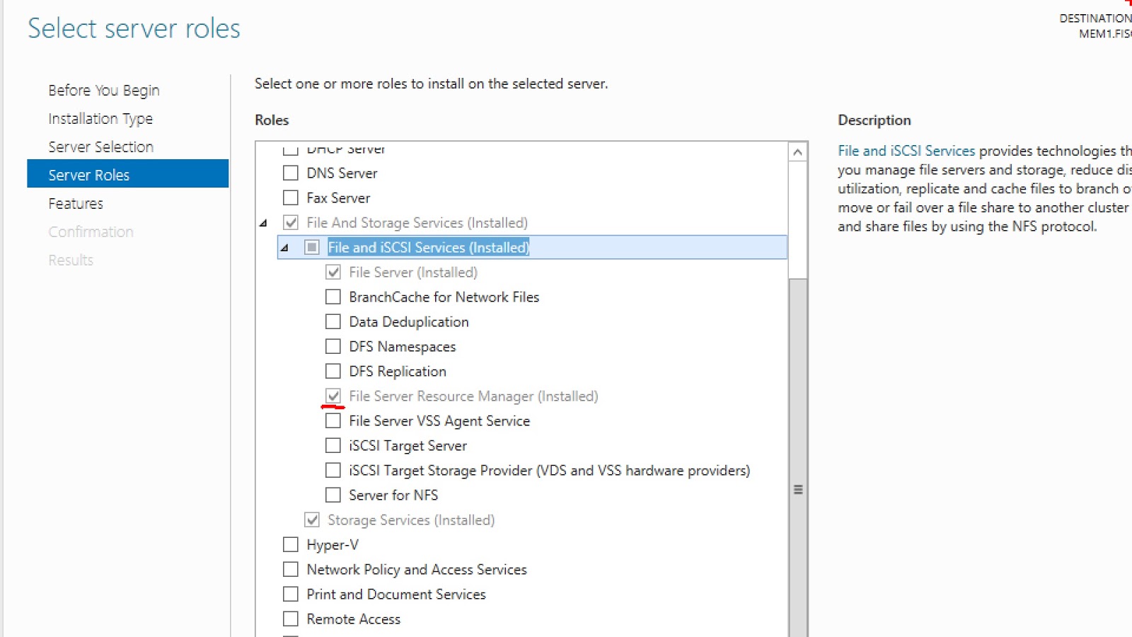 FISG Florida IT Server Group File Server Management using File