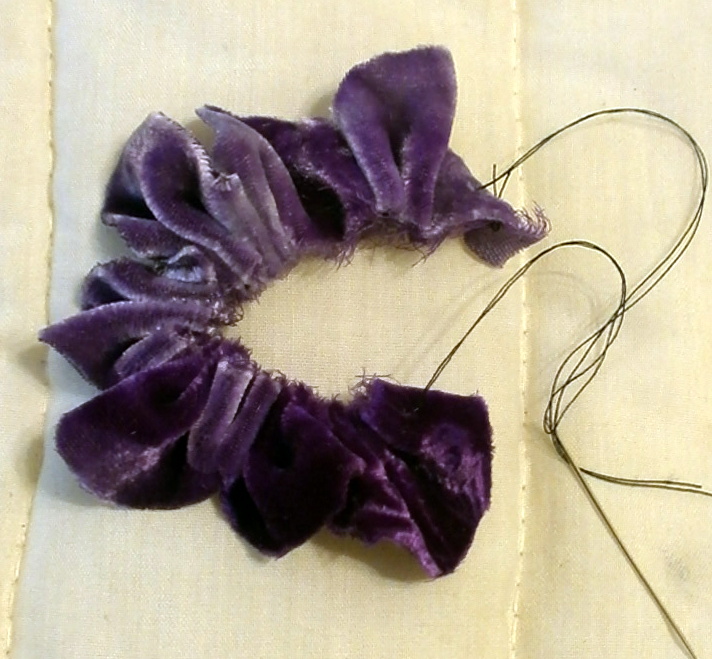 to my pages Try this velvet flower.