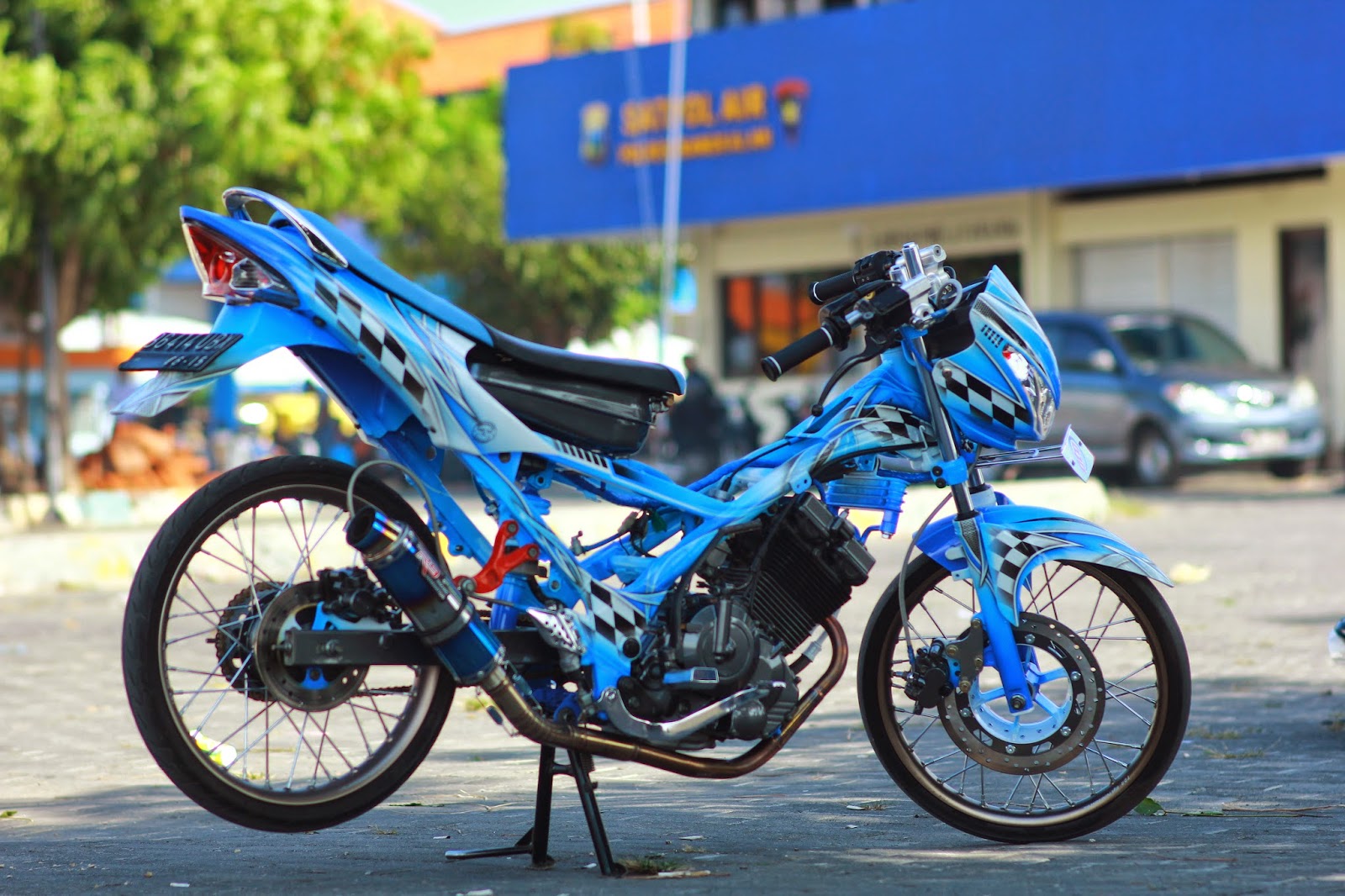 Modifikasi Motor Satria fu 150cc Racing Look 2014 | Motor Modifikasi