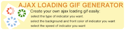網頁實用製作工具-AJAX loading GIF generator