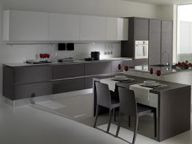 Ideas para decorar, diseñar y mejorar tu casa.: 10 Fotos de Cocinas Grises