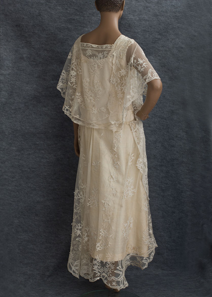 How about this romantic vintage lace wedding dress from the 1920's