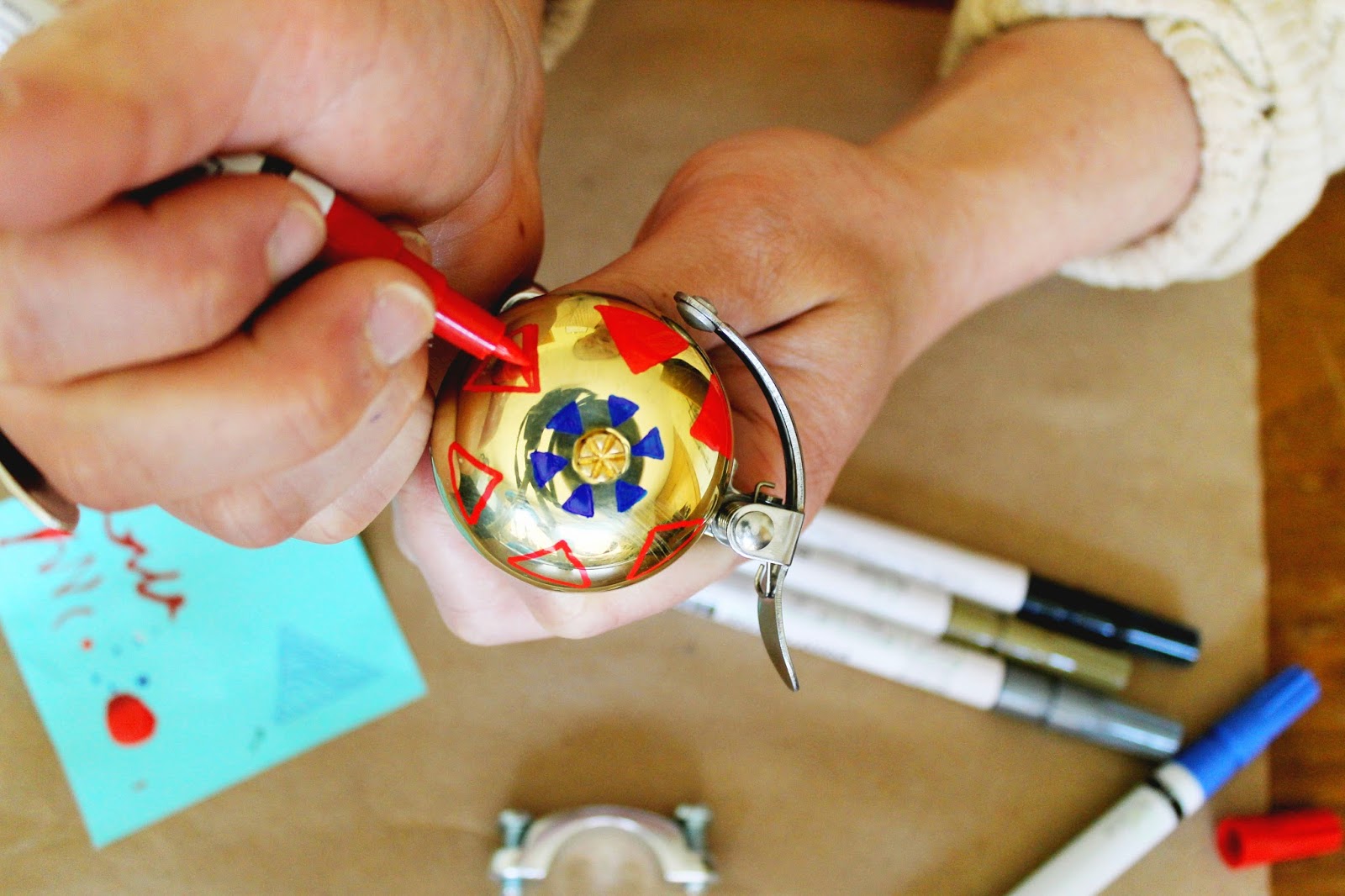 Madison Bike Life Easy Painted Bike Bell DIY