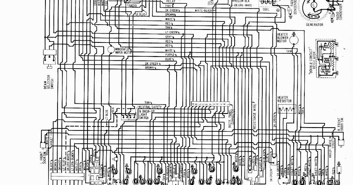 Free Auto Wiring Diagram: 1961 Buick LeSabre, Wildcat ... 77 dodge pickup fuse box 