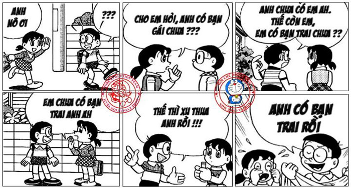 Đôrêmon chế -Tiền thì anh không thiếu 