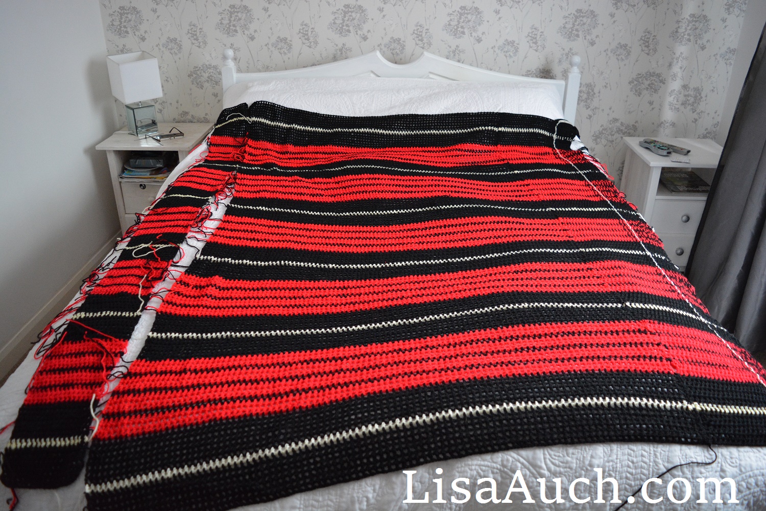 Free Crochet Patterns and Designs by LisaAuch Tartan Crochet Blanket