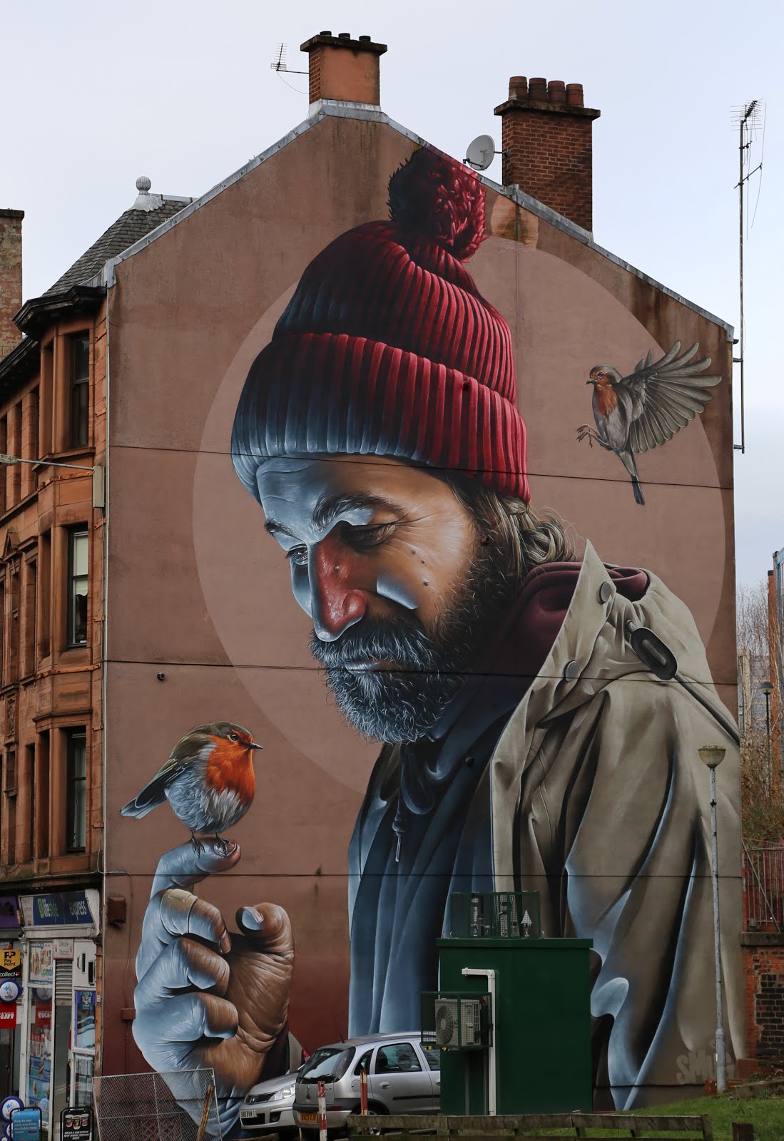 Glasgow Punter Street Art. Glasgow Murals Update