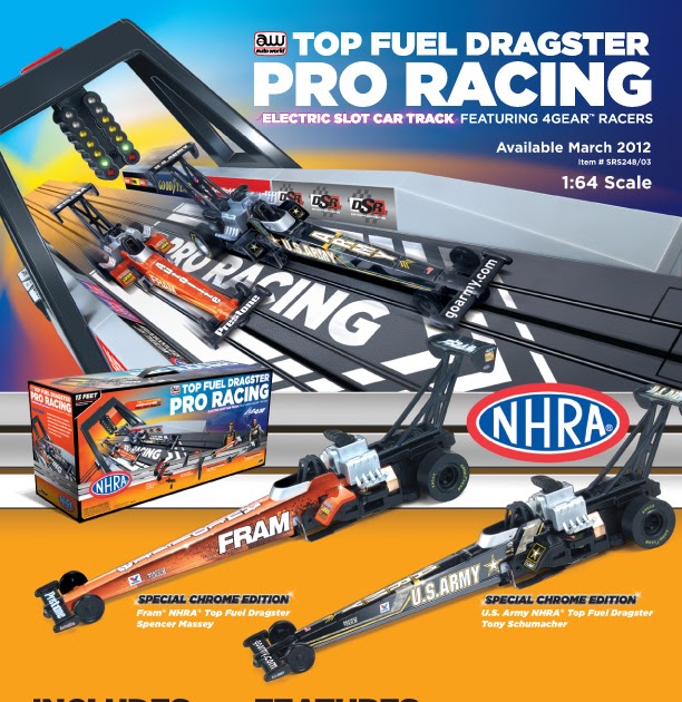 Slot Car News New Autoworld Top Fuel Drag set