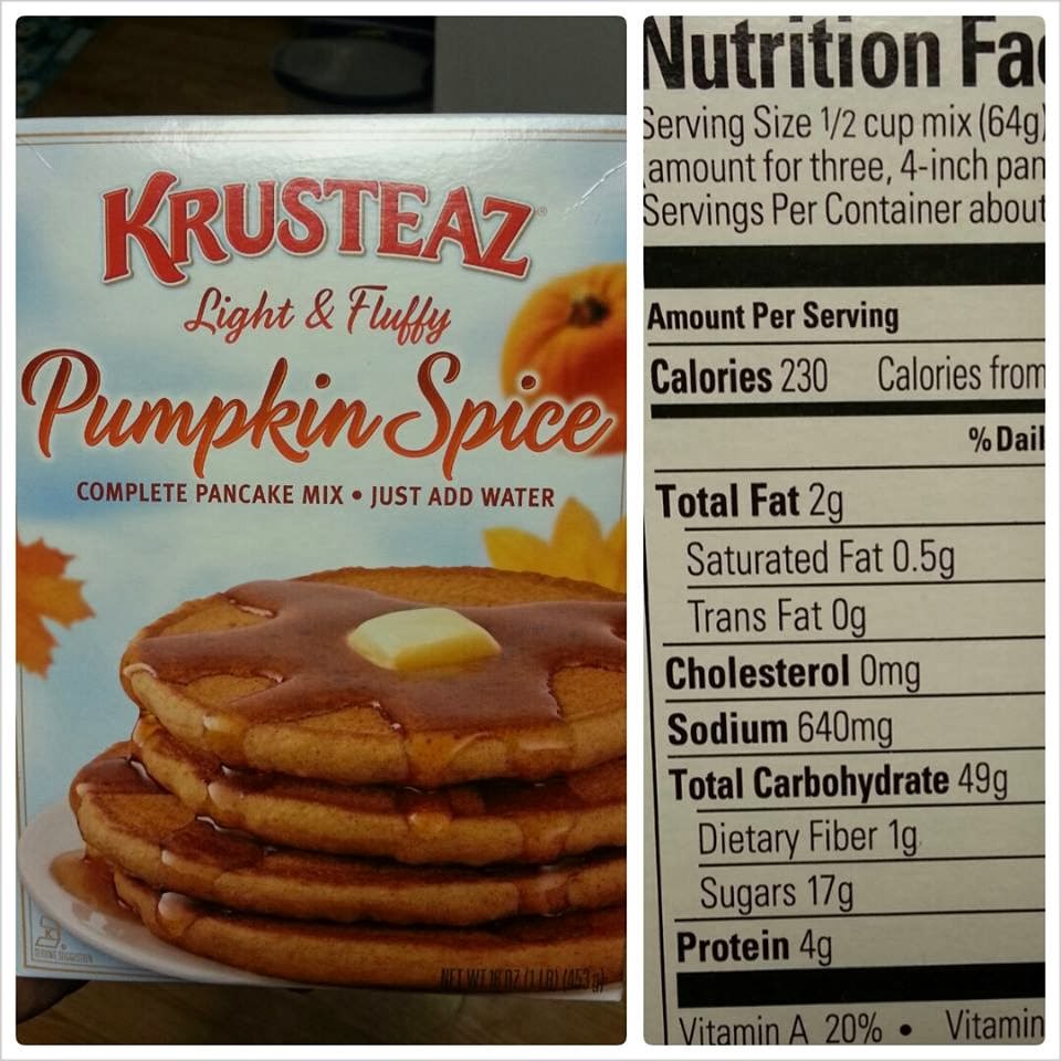 Shannon's Lightening the Load Krusteaz Pumpkin Spice Pancakes