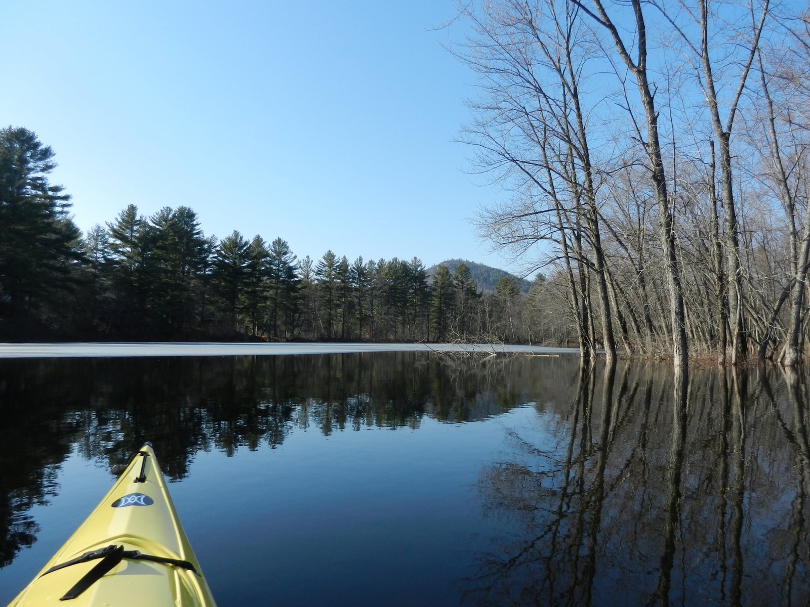 Off on Adventure Kayaking the Schroon River Warrensburg, NY 3/18/12