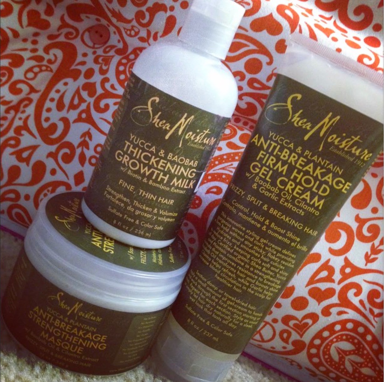 Naturally Kimie Product Review Shea Moisture AntiBreakage Firm Hold Gel Cream