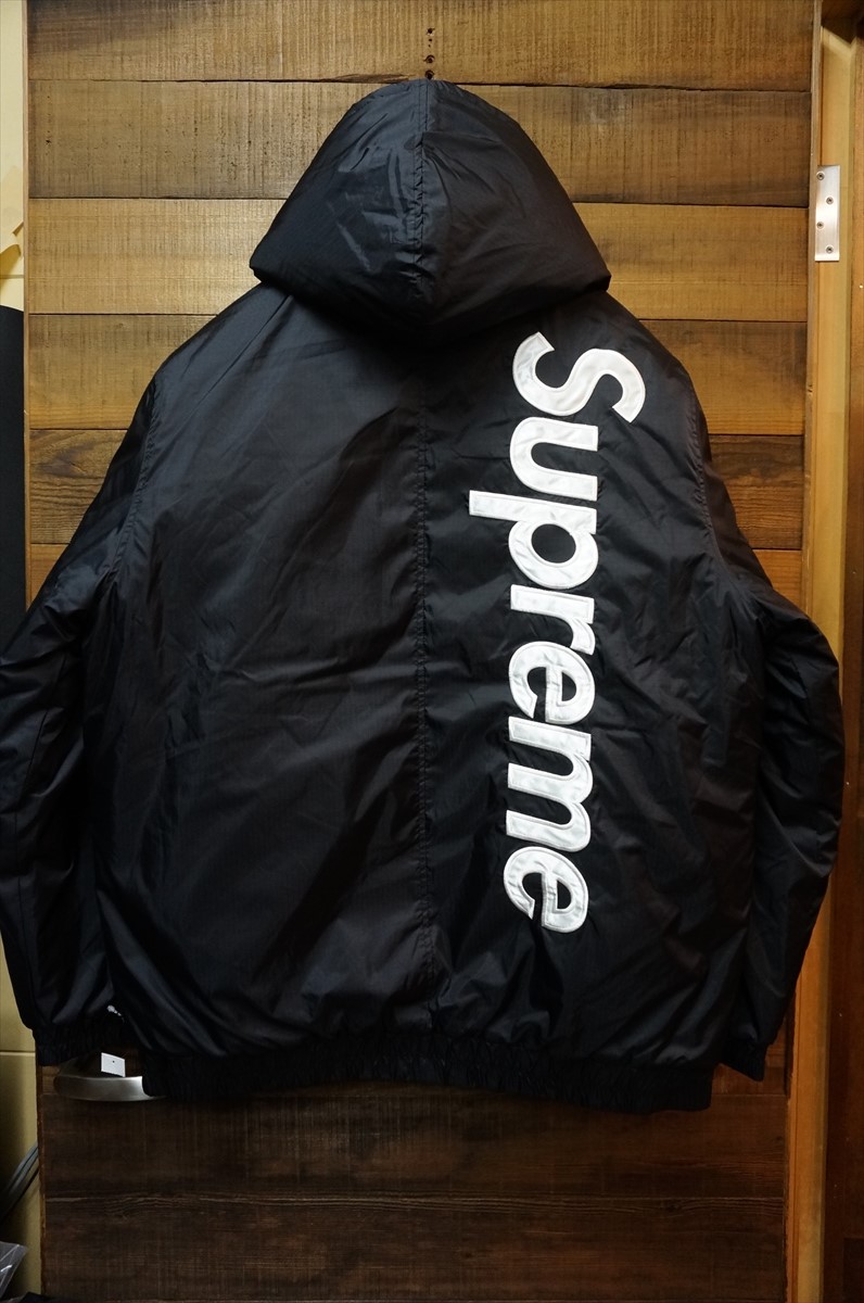 supreme 2 tone hooded sideline jacket
