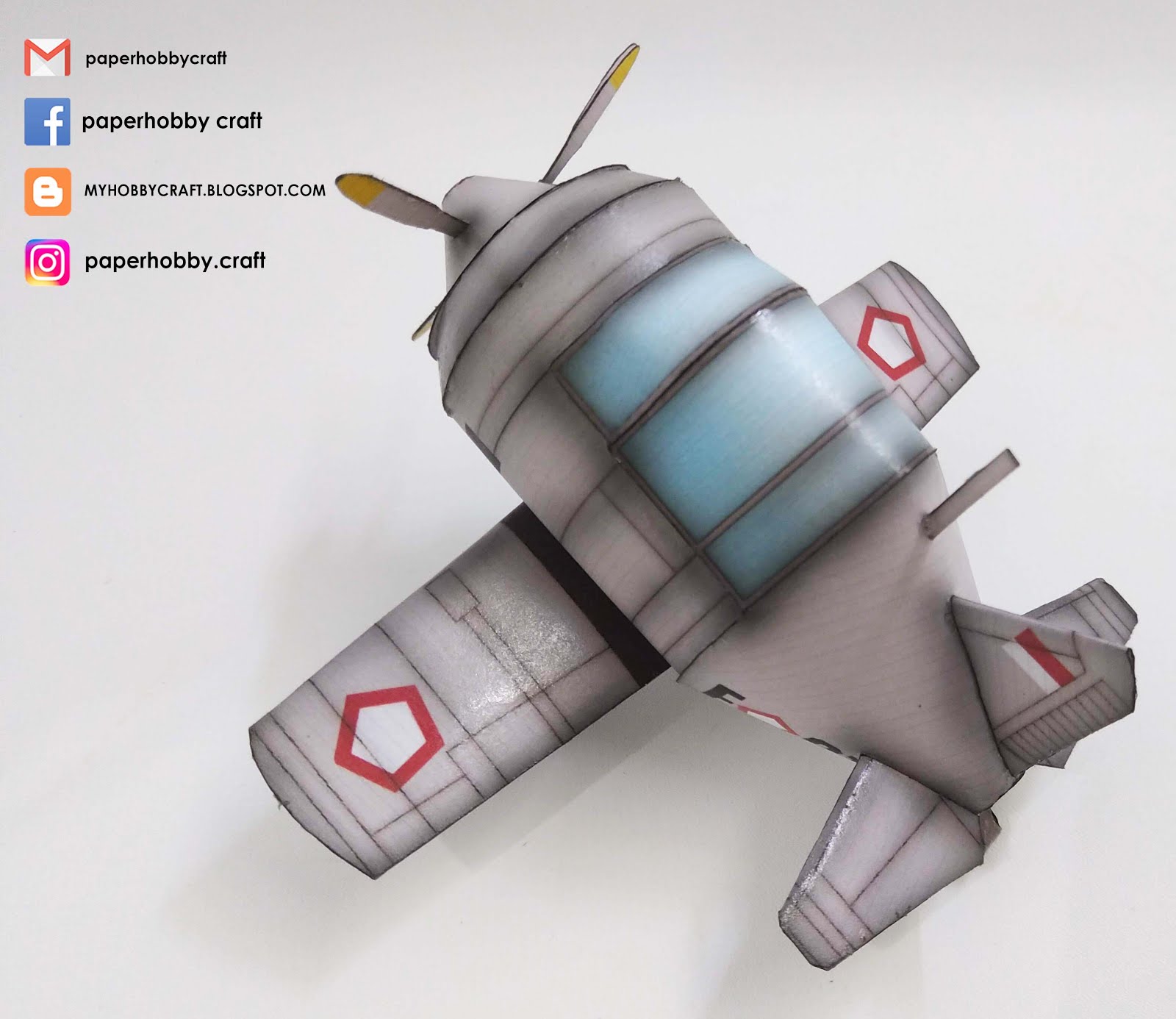 LAVOCHKIN LA-11 INDONESIAN AIR FORCE-TOON SCALE PAPERMODEL