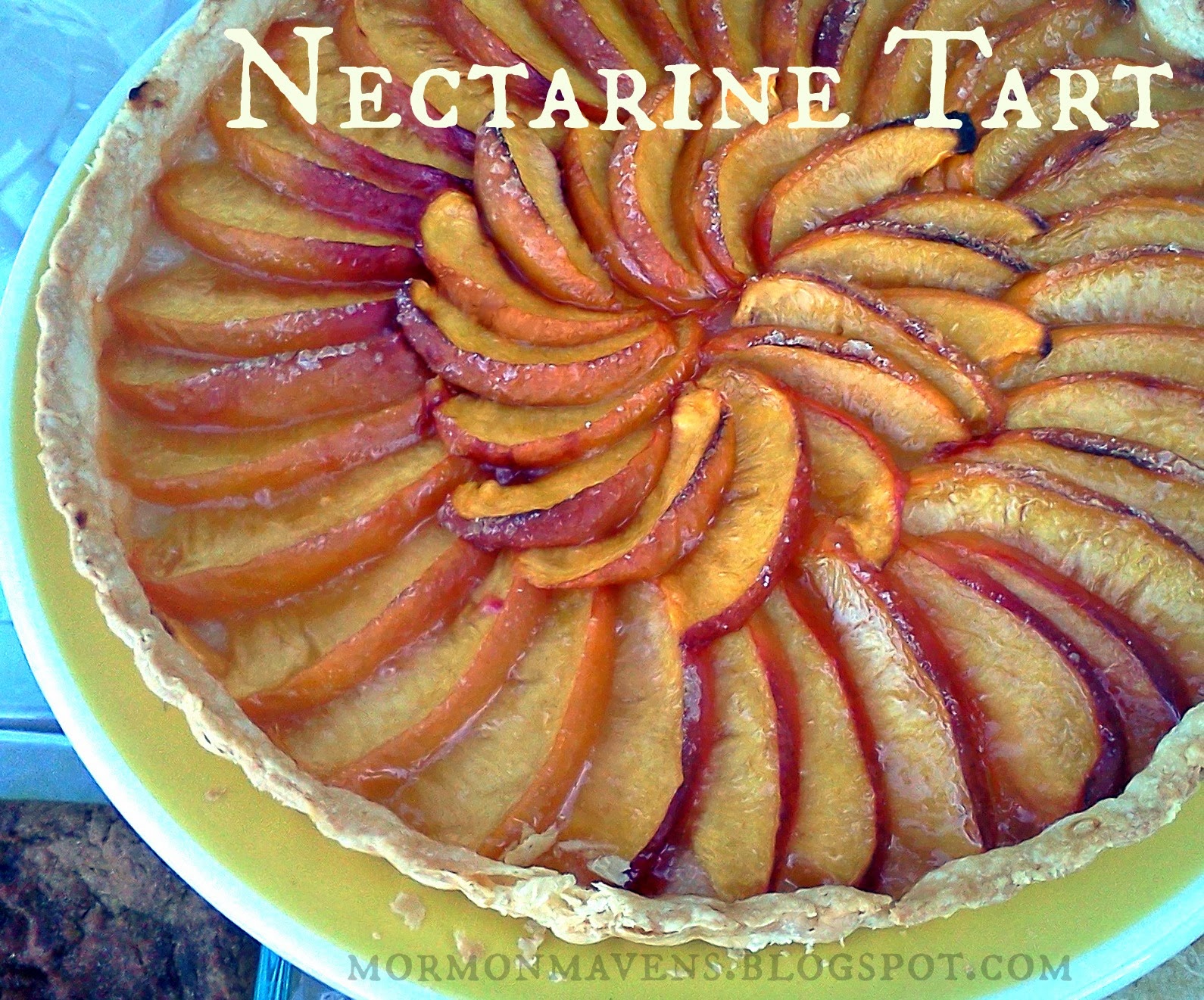 Mormon Mavens in the Kitchen Nectarine Tart