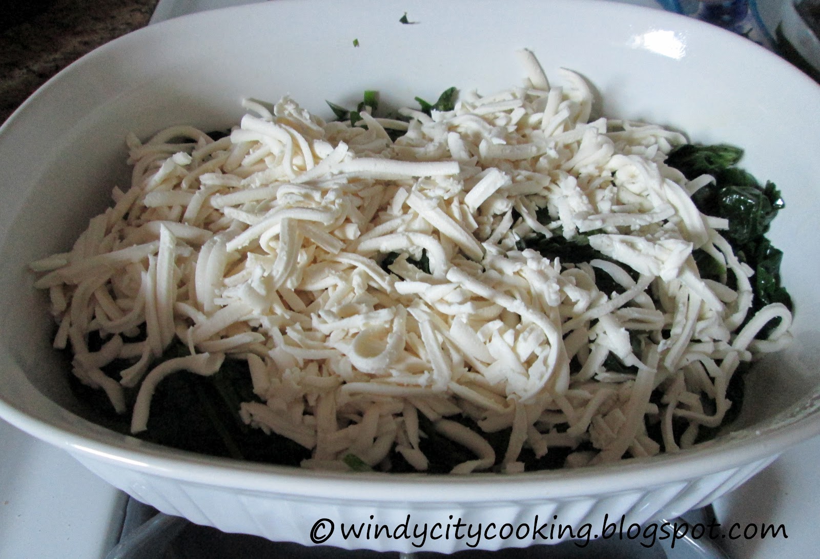 Windy City Cooking Farm Fresh Egg, Spinach, and Basil Bake