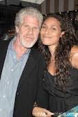 Ron Perlman and wife