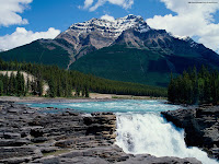 Athabasca Falls, Jasper National Park, Alberta, Canada wallpapers