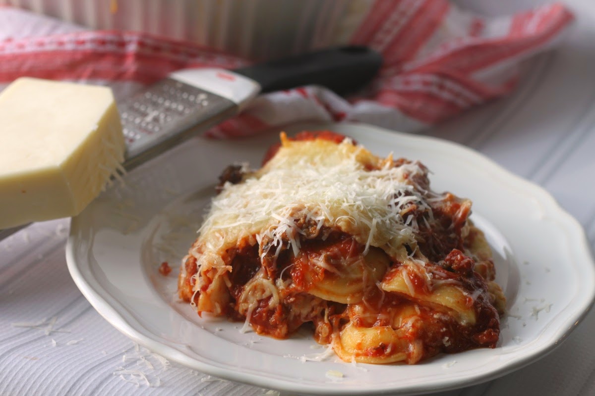 Crazy for Cookies and more Ravioli Deep Dish Lasagna
