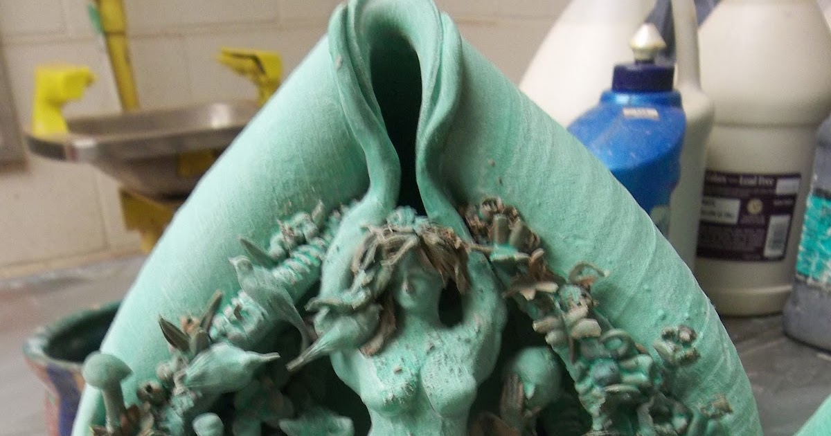 The Butterfly People slip, glaze, underglaze, engobe, overglaze, time