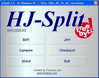 Free download HJSPlit cara memakai HJSplit menggabungkan film part1 part2