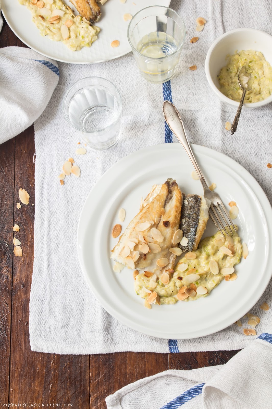 My Spanish Taste Sea bass with florence fennel and saffron