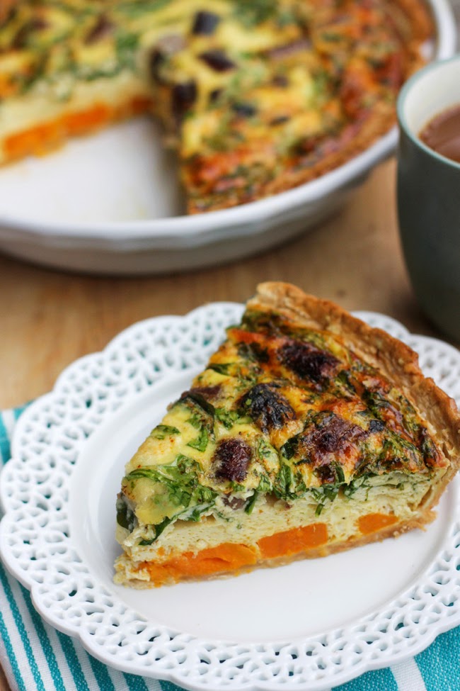 Amanda k. by the Bay Comfort Food Monday Deep Dish Sausage, Yam and