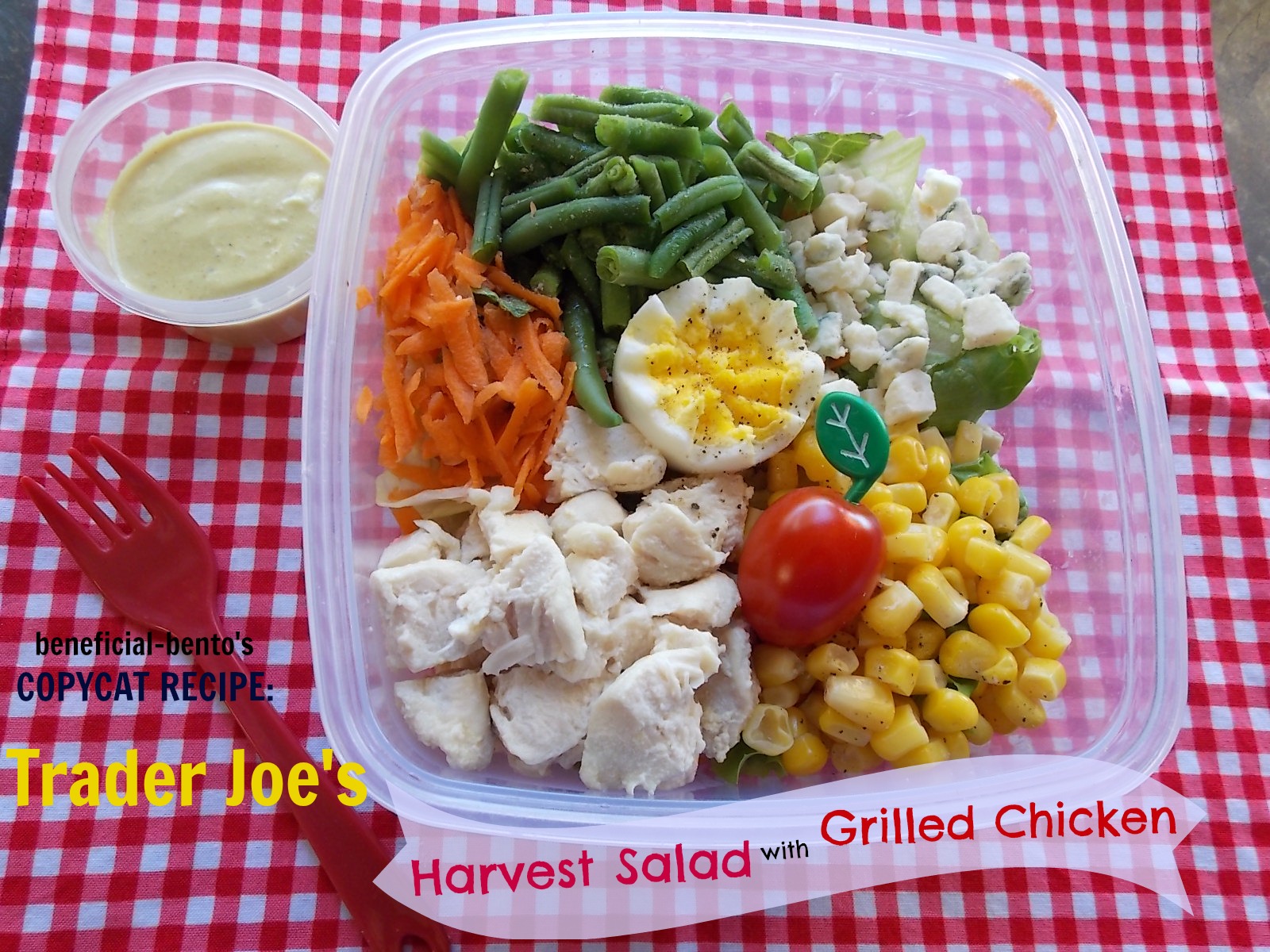 Recipe for Trader Joe's Harvest Salad with Grilled Chicken Beneficial