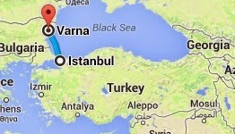 istanbul varna ucus suresi istanbul dan bulgaristan varna uzak mi