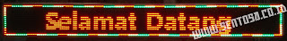 running text
