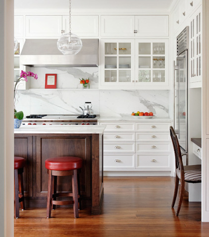 leitz aaron whiteout kitchens wednesday upper calacatta countertops backsplashes marble height centsational