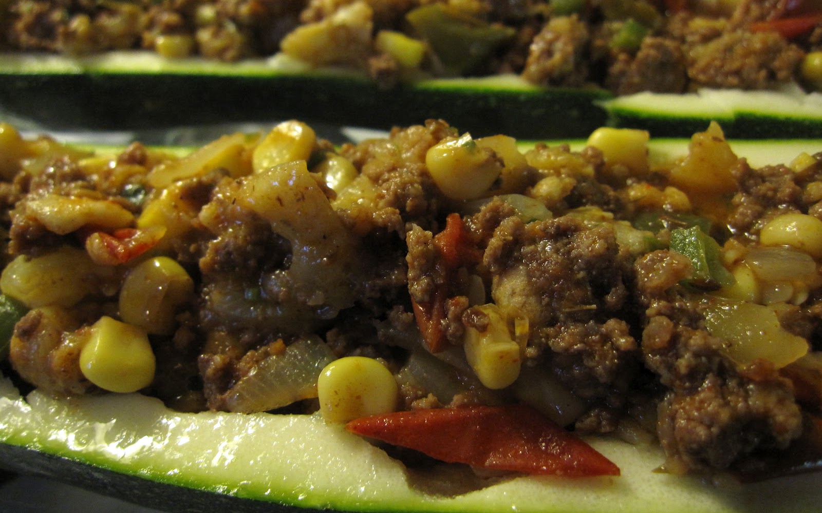 plus other good stuff Two Dinners in One TexMex Stuffed Zucchini and