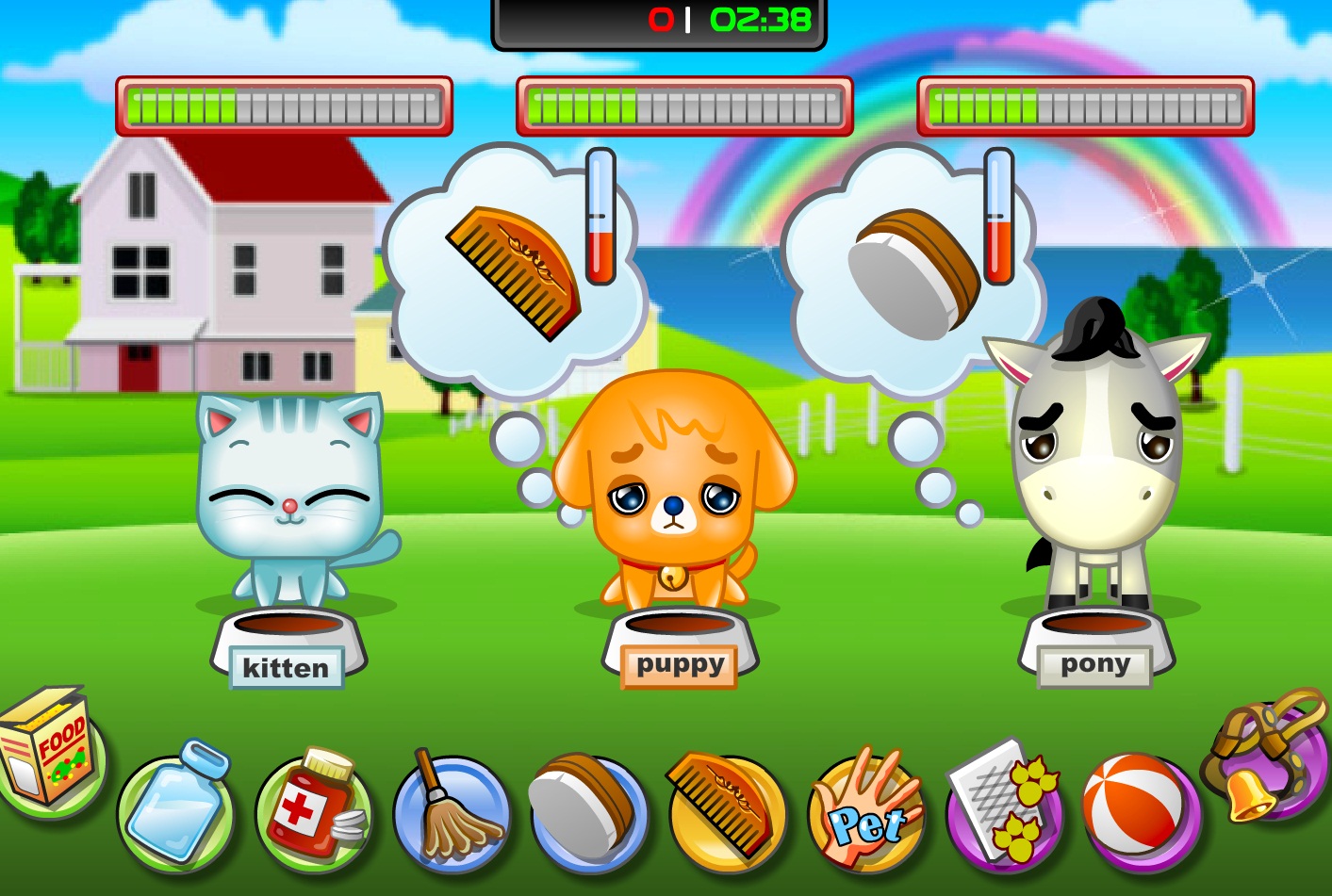 Jogo de cuidar do seu animal de estimação. - Jogos de animais