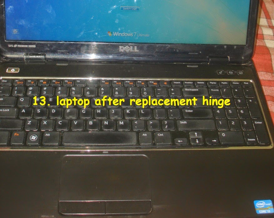 www.techsspots.blogspot.in Dell Inspiron N5110, Laptop Broken Hinge