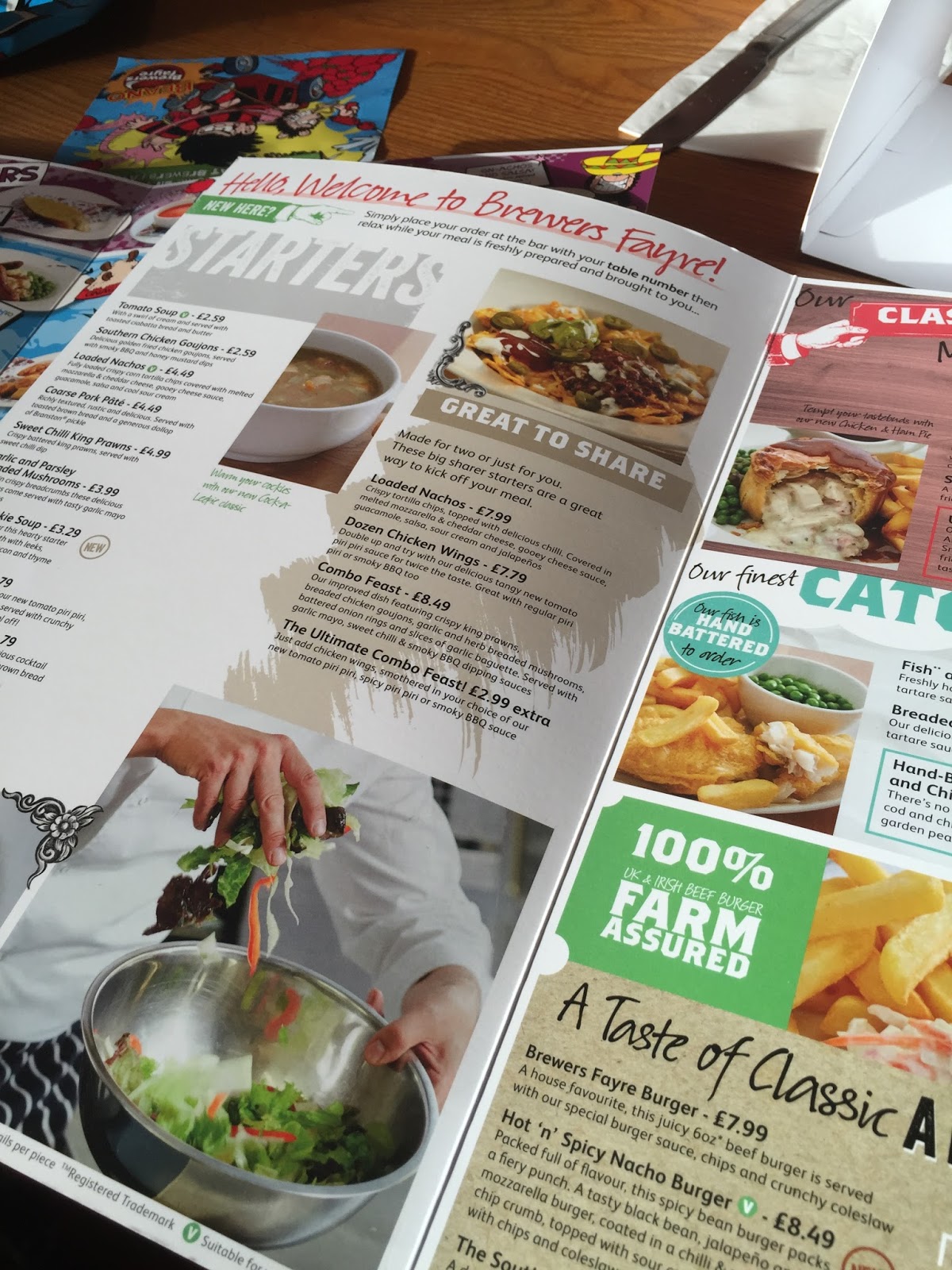 Life Unexpected Dining with Brewers Fayre